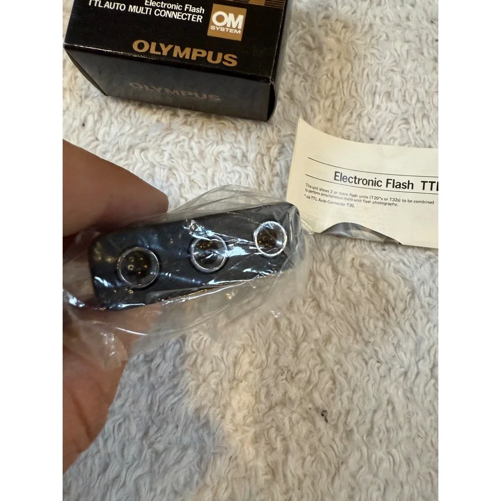 Olympus OM System Electronic Flash TTL Auto Multi Connector Vintage Camera Part